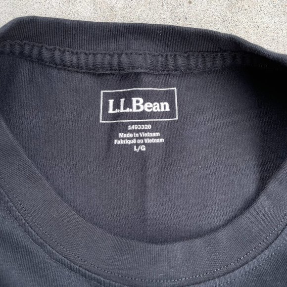 L.L.Bean T shirt black - Size L - Picture 4 of 6